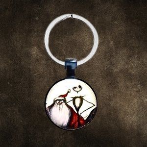 Jack Skellington Keyring And Charm